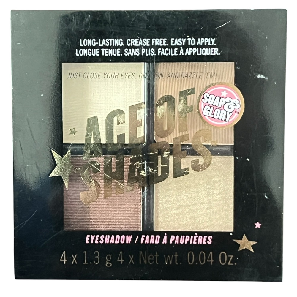 Soap & Glory Ace of Shades Eyeshadow Palette Nude Ambition 4-Pan Neutral